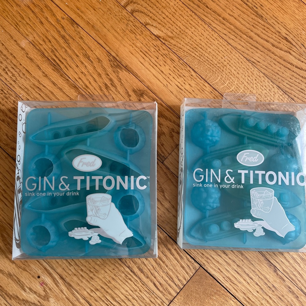 Ice Cube Molds Ship and Iceberg Theme